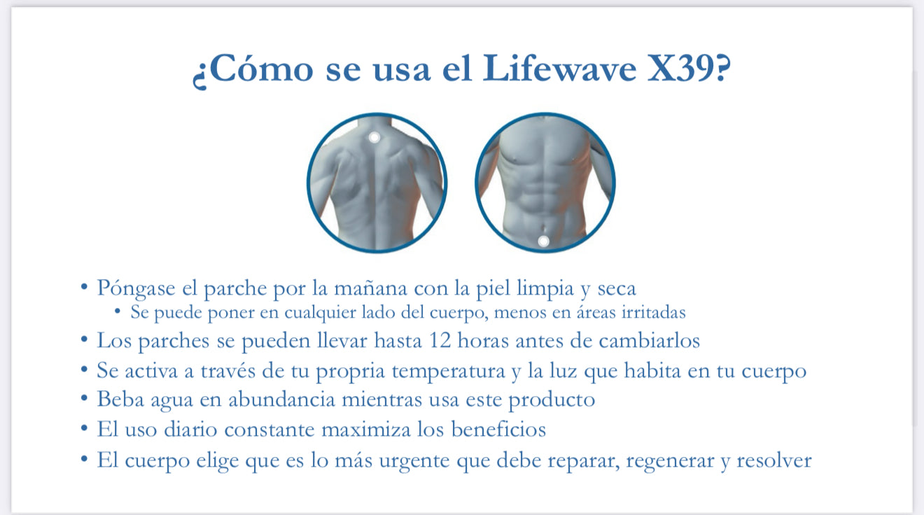 Parche LifeWave X39°