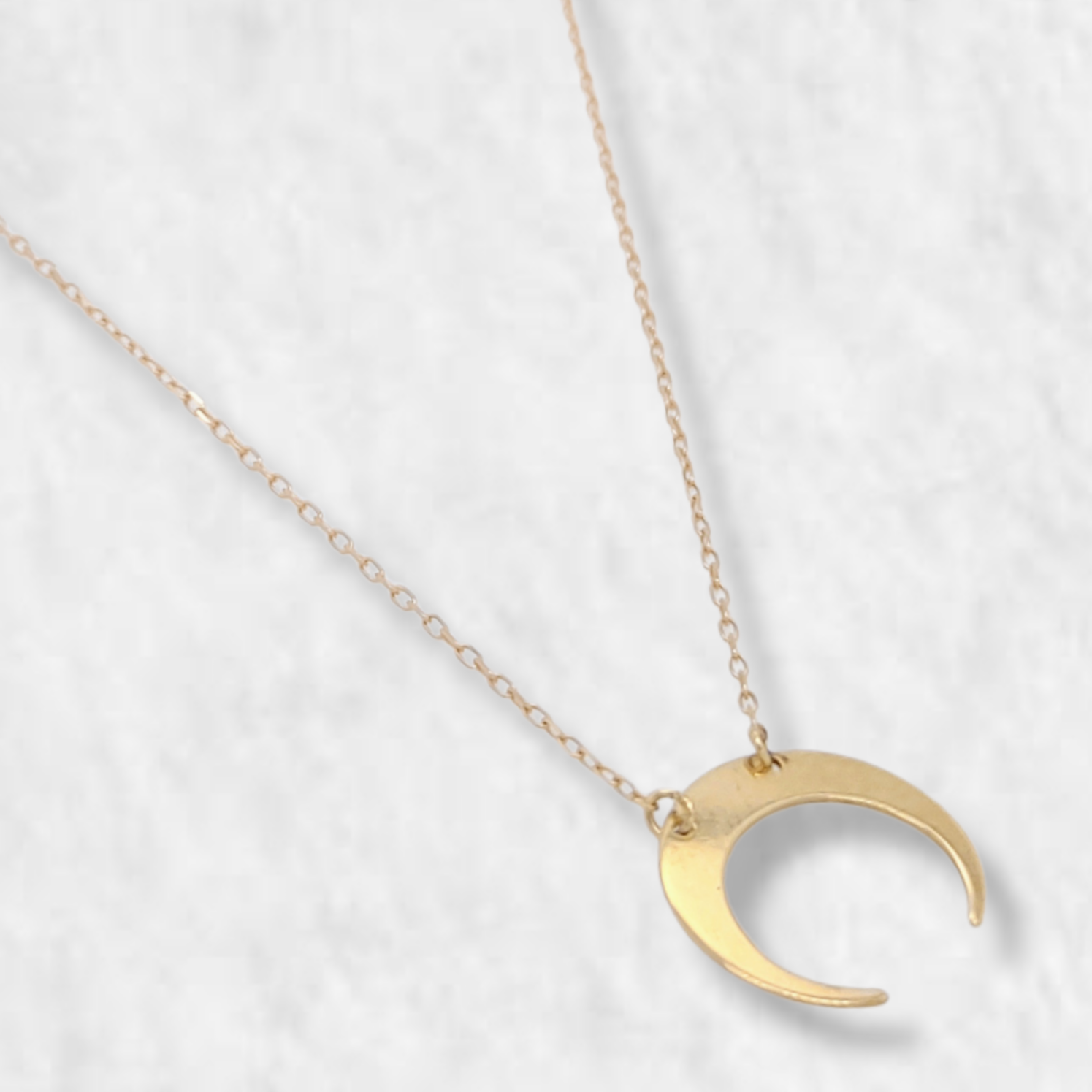 Half Moon Chain - 18K Yellow Gold